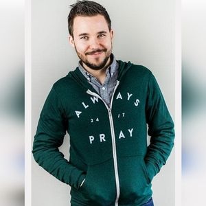 ihopkc Always Pray 24/7 Unisex Green Hoodie